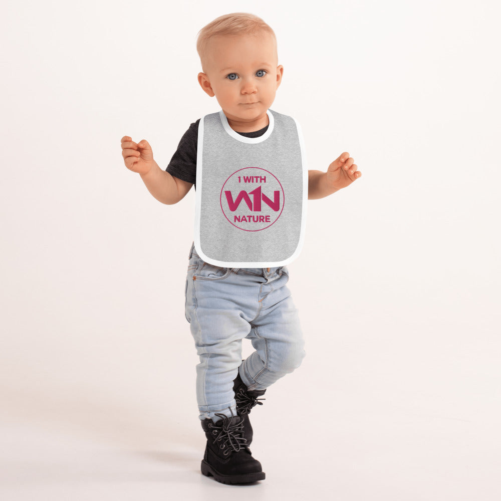 FUTURE HERO - MAROON - BABY BIB
