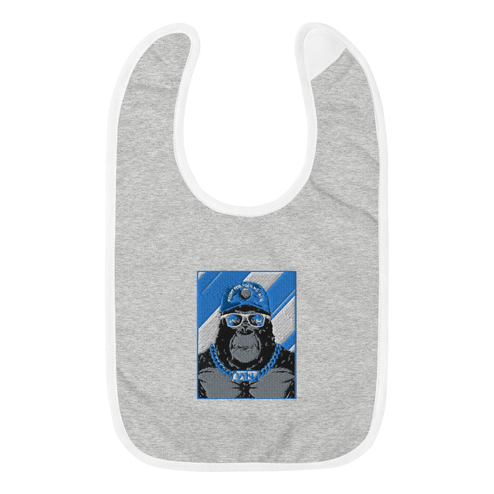 OCEAN HERO - FIGHT FOR YOUR MOTHER - GORILLA - BABY BIB