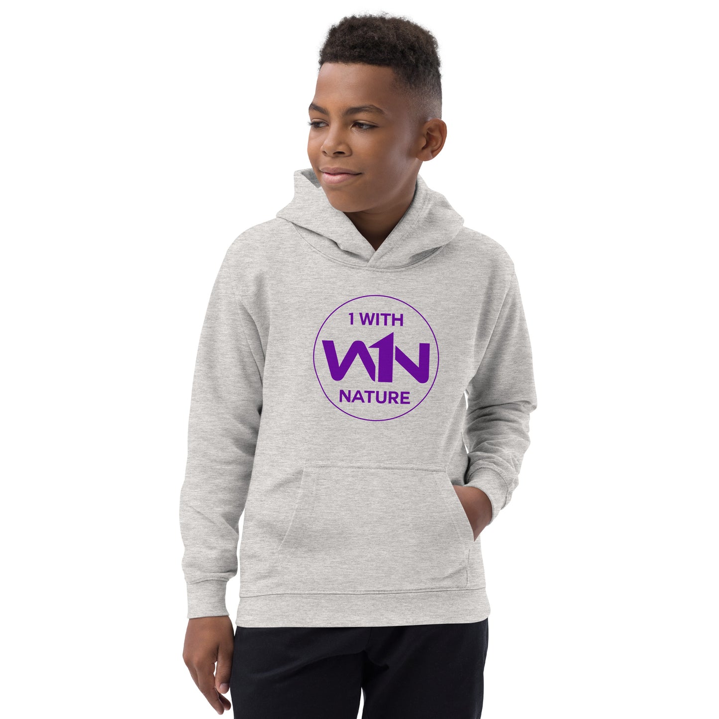 FUTURE HERO - PURPLE - KIDS HOODIE