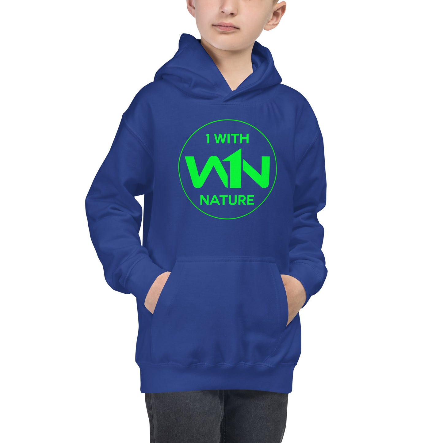 FOREST HERO - GREEN - KIDS HOODIE