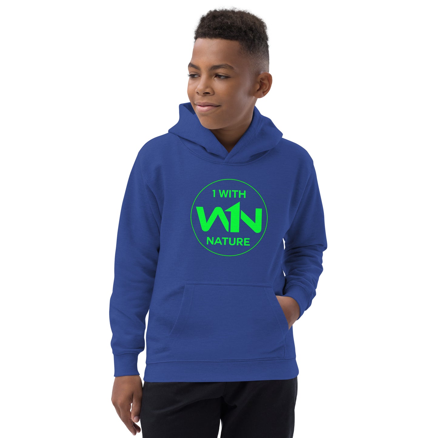 FOREST HERO - GREEN - KIDS HOODIE