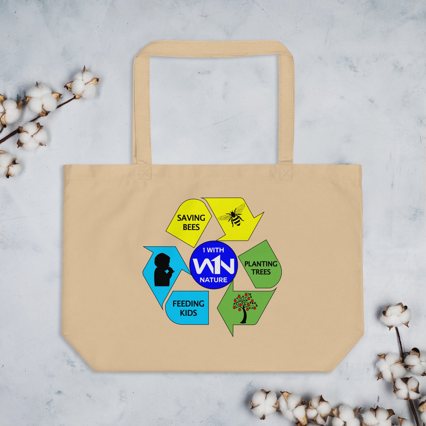 NATURE WISDOM - ORGANIC TOTE BAG