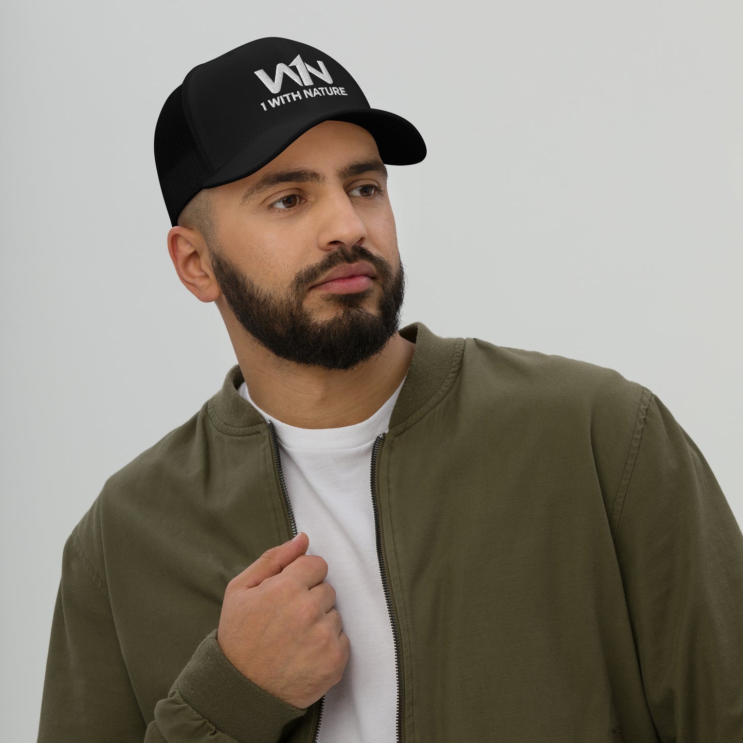 FOREST WISDOM - WHITE - TRUCKER HAT