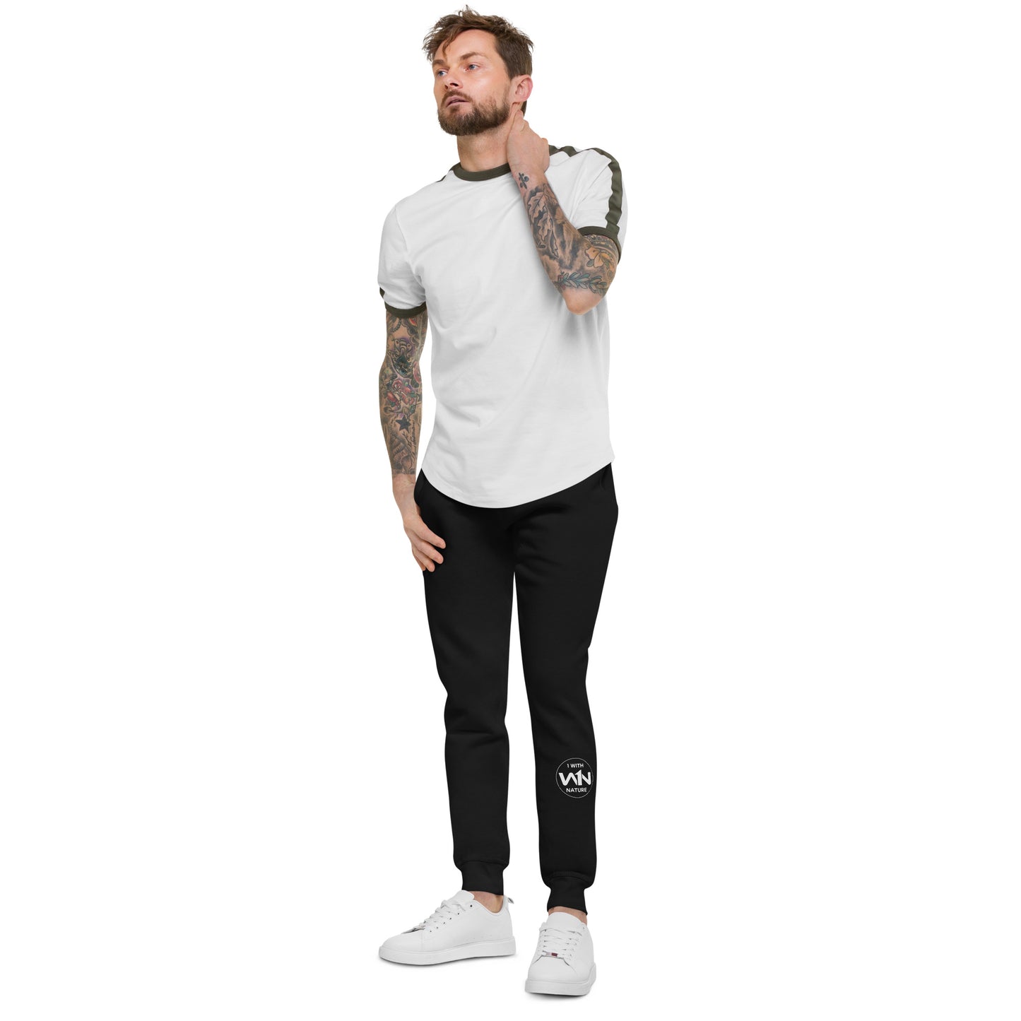 FOREST ACTIVIST - WHITE - FLEECE SWEATPANTS
