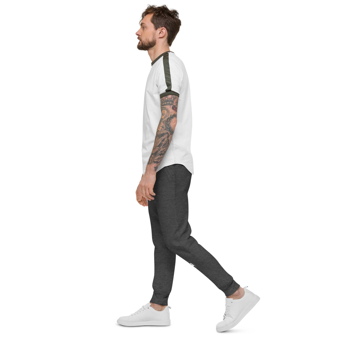 FOREST ACTIVIST - WHITE - FLEECE SWEATPANTS