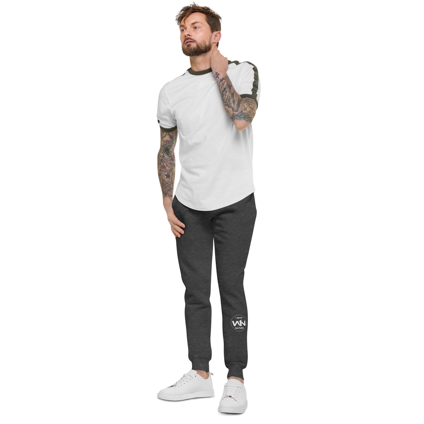 FOREST ACTIVIST - WHITE - FLEECE SWEATPANTS