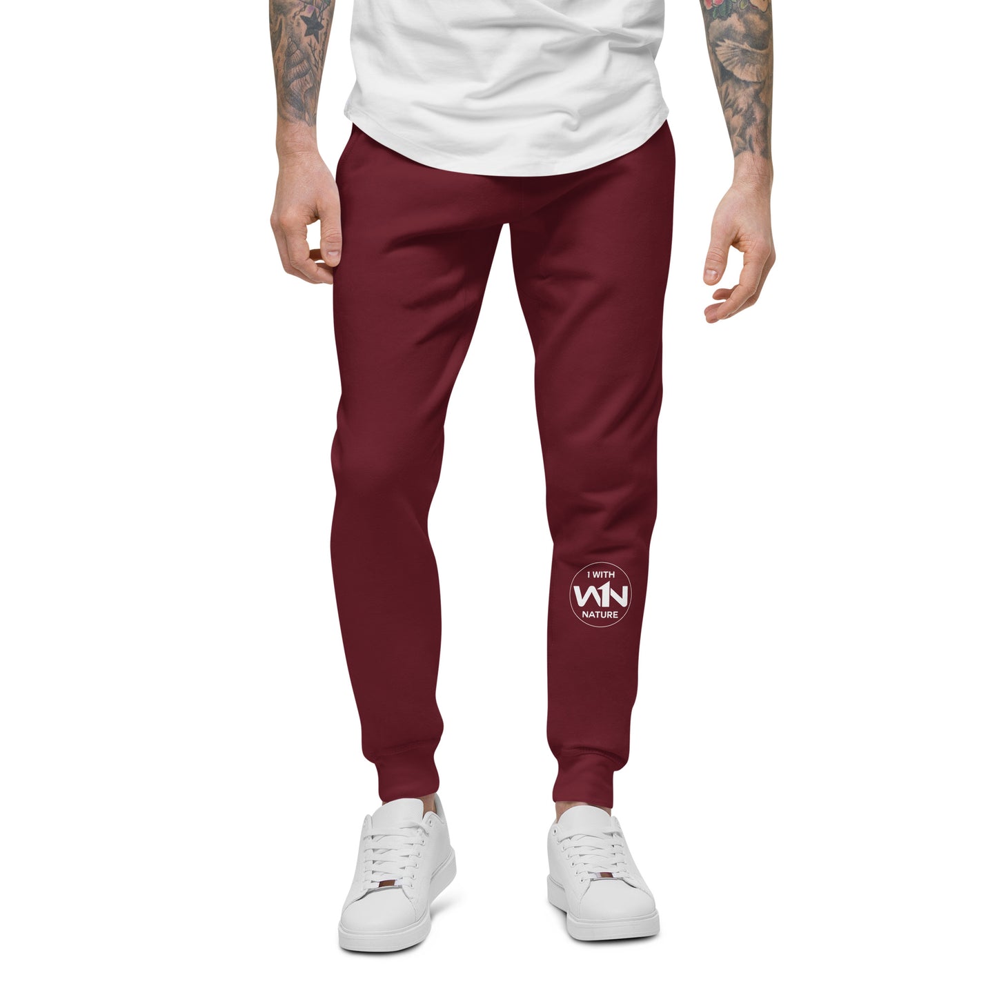 FOREST ACTIVIST - WHITE - FLEECE SWEATPANTS