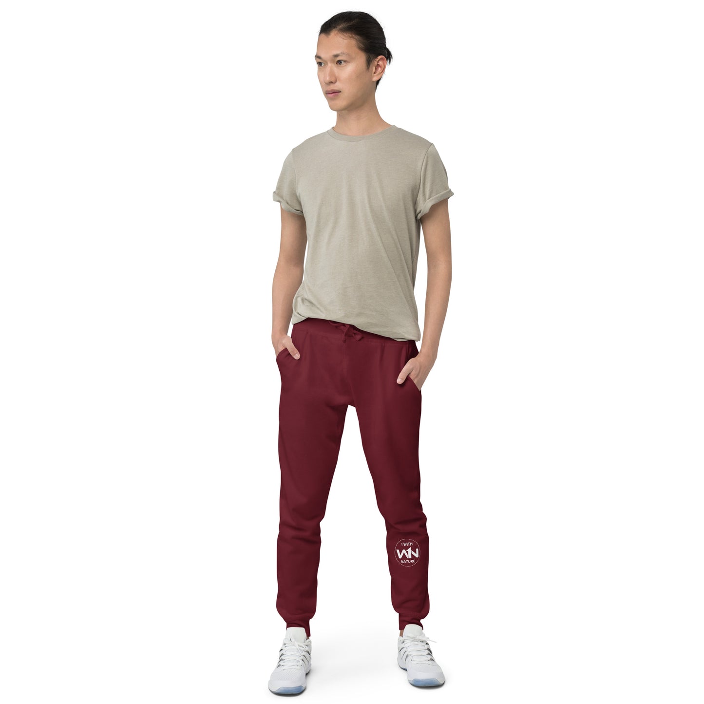 FOREST ACTIVIST - WHITE - FLEECE SWEATPANTS