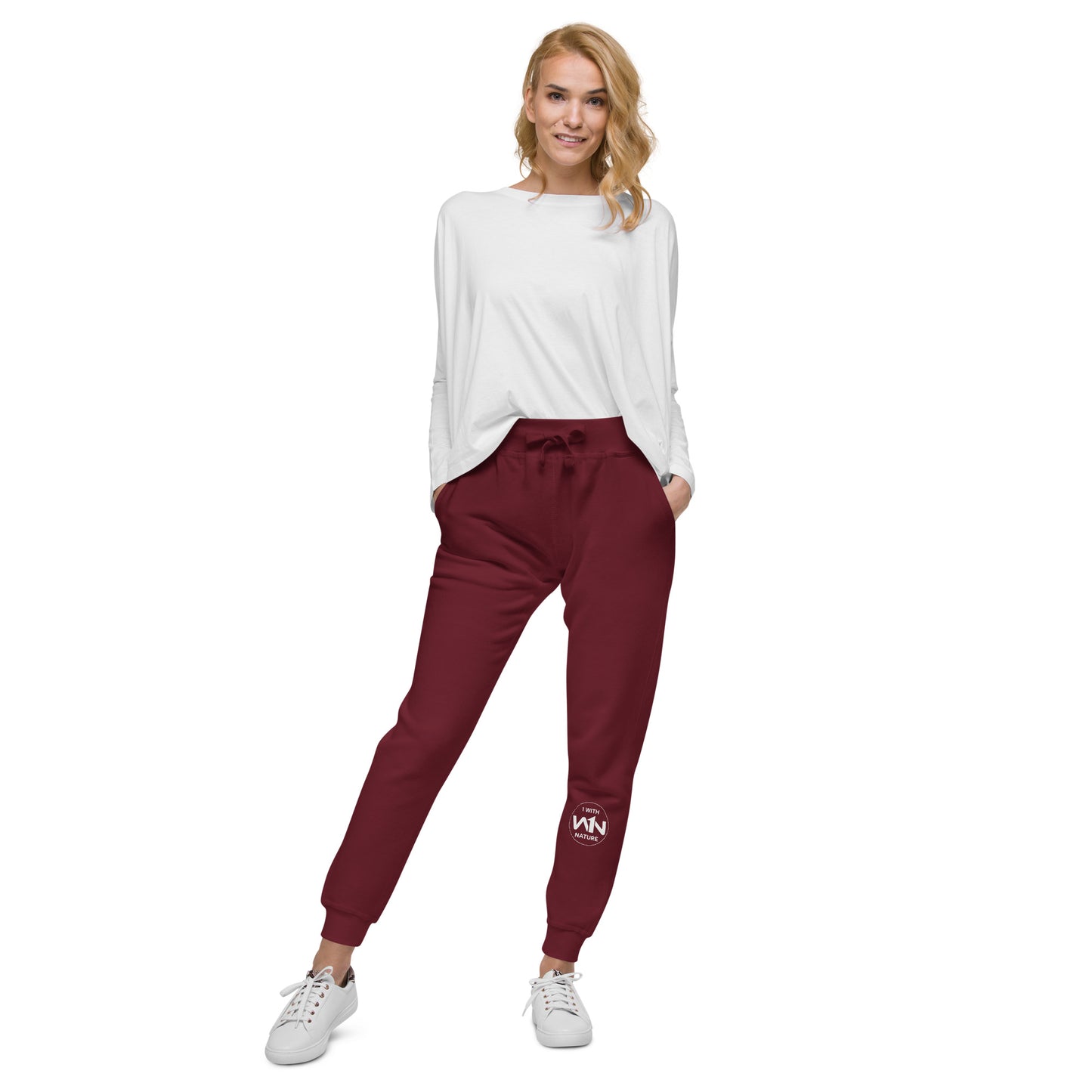 FOREST ACTIVIST - WHITE - FLEECE SWEATPANTS