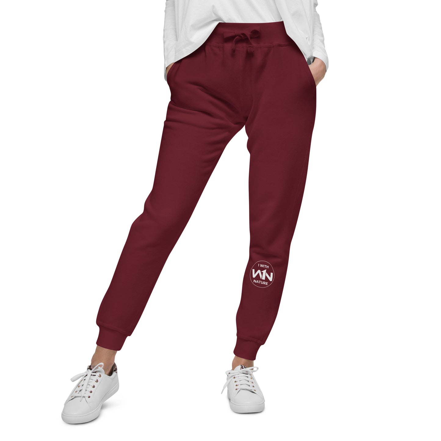 FOREST ACTIVIST - WHITE - FLEECE SWEATPANTS