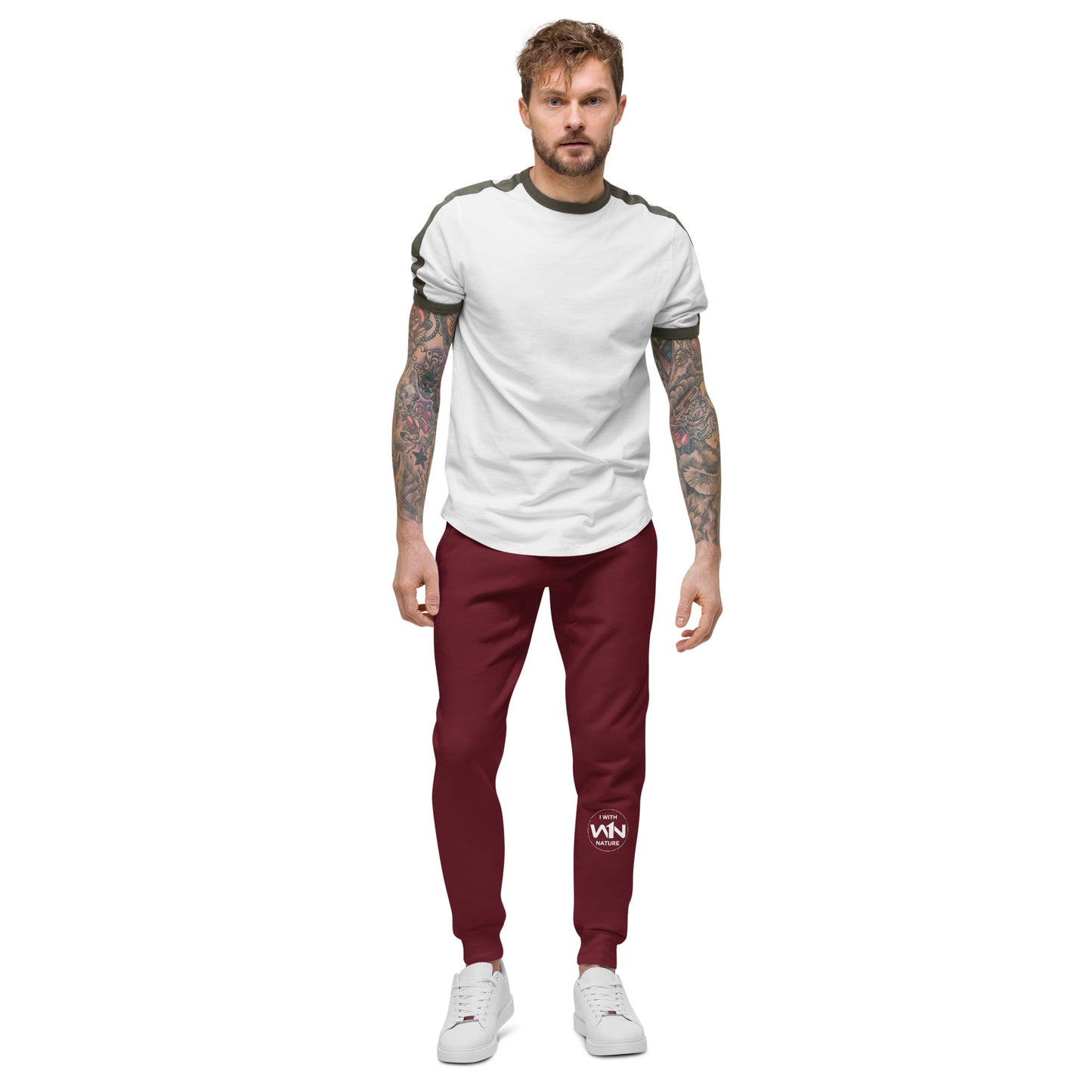 FOREST ACTIVIST - WHITE - FLEECE SWEATPANTS