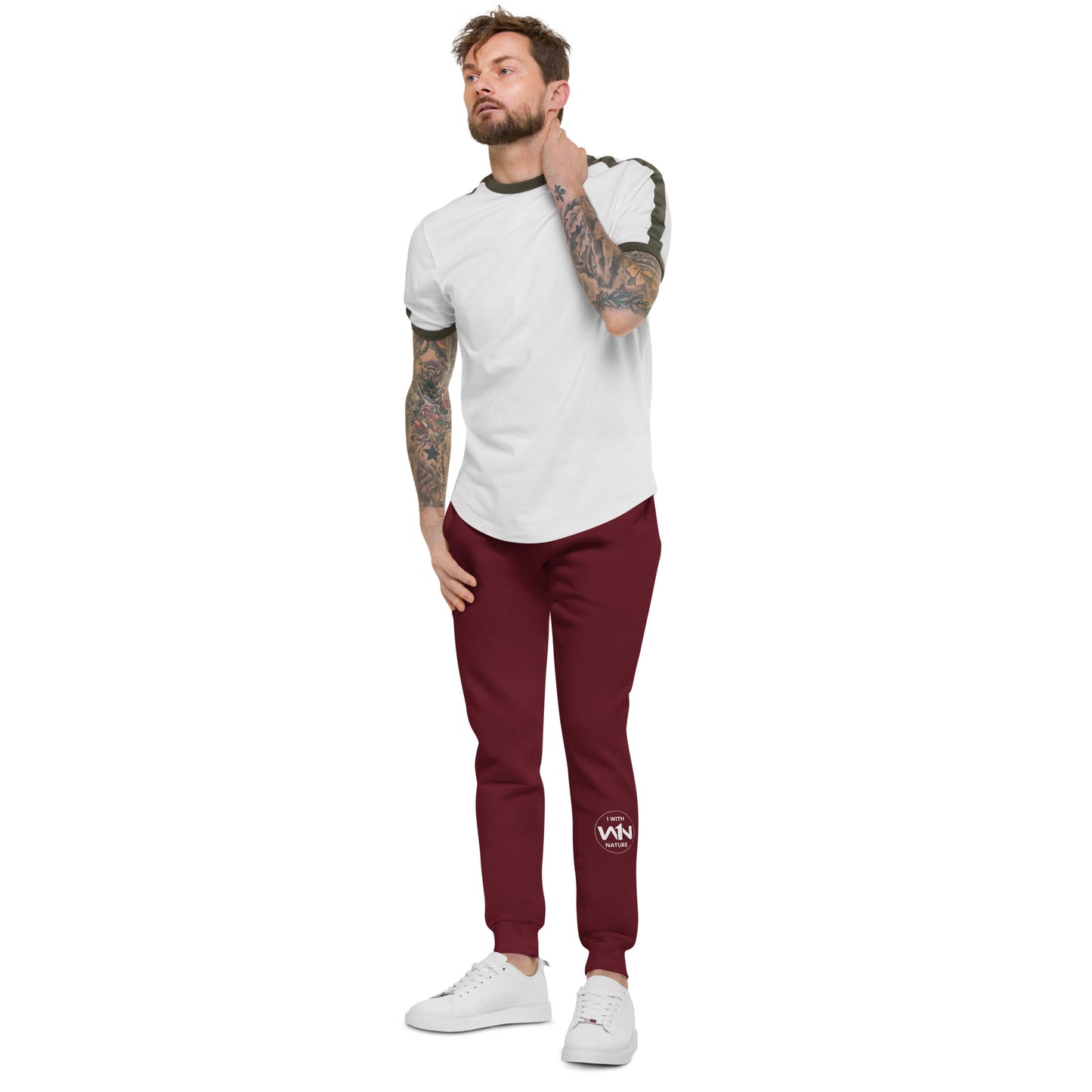 FOREST ACTIVIST - WHITE - FLEECE SWEATPANTS
