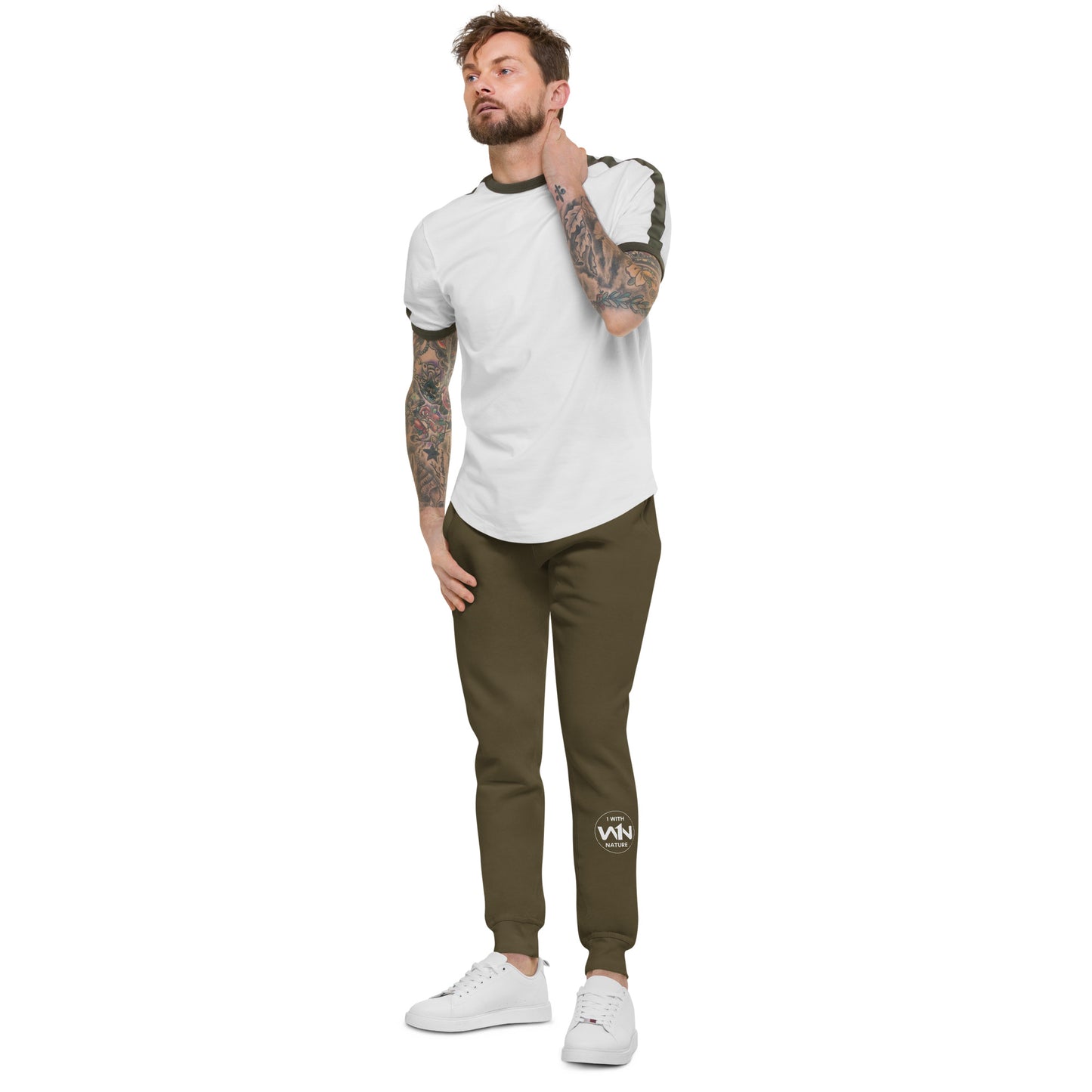 FOREST ACTIVIST - WHITE - FLEECE SWEATPANTS