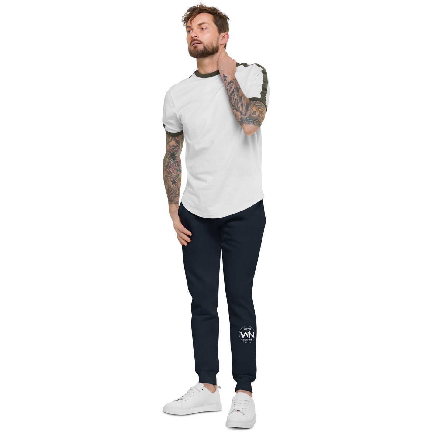 FOREST ACTIVIST - WHITE - FLEECE SWEATPANTS