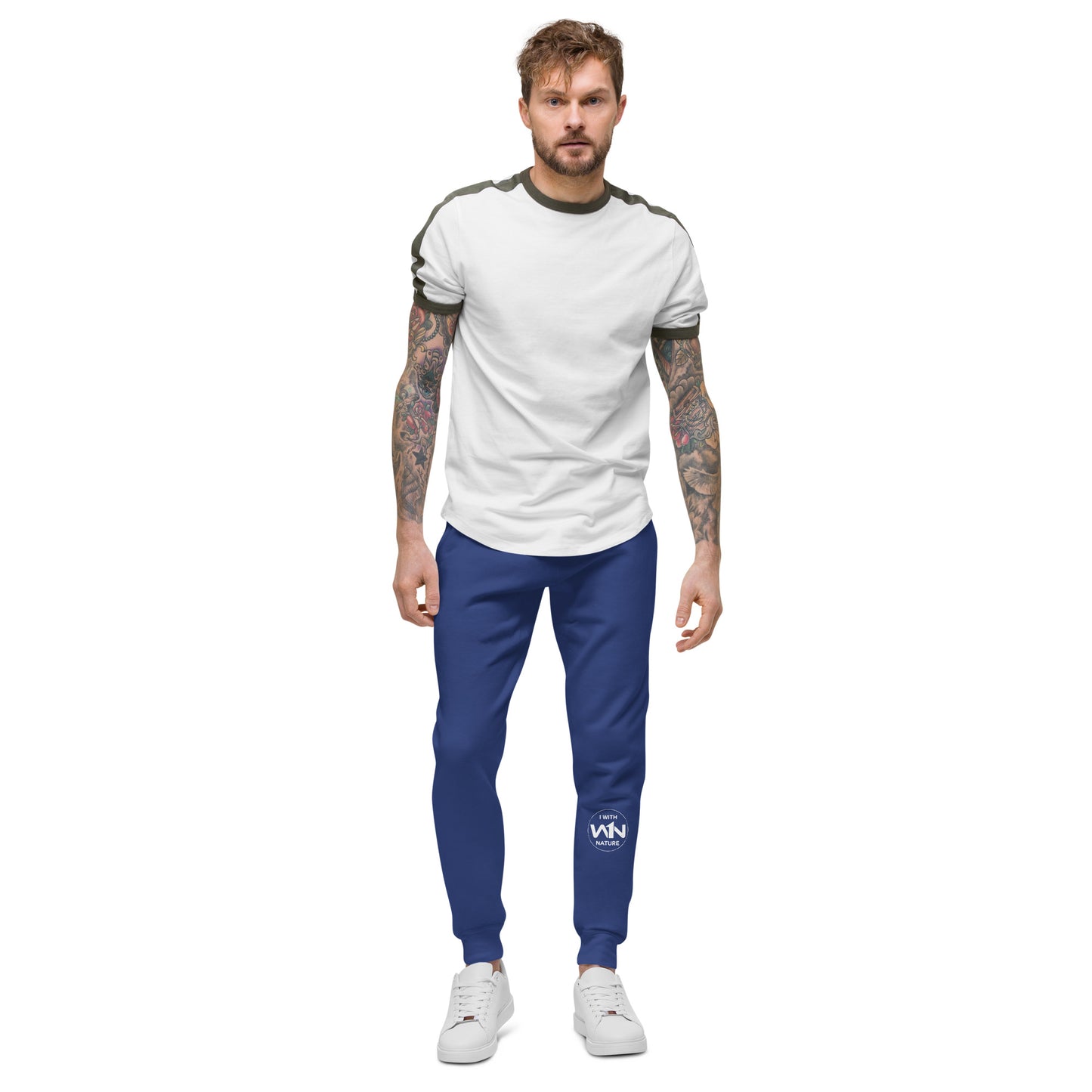 FOREST ACTIVIST - WHITE - FLEECE SWEATPANTS