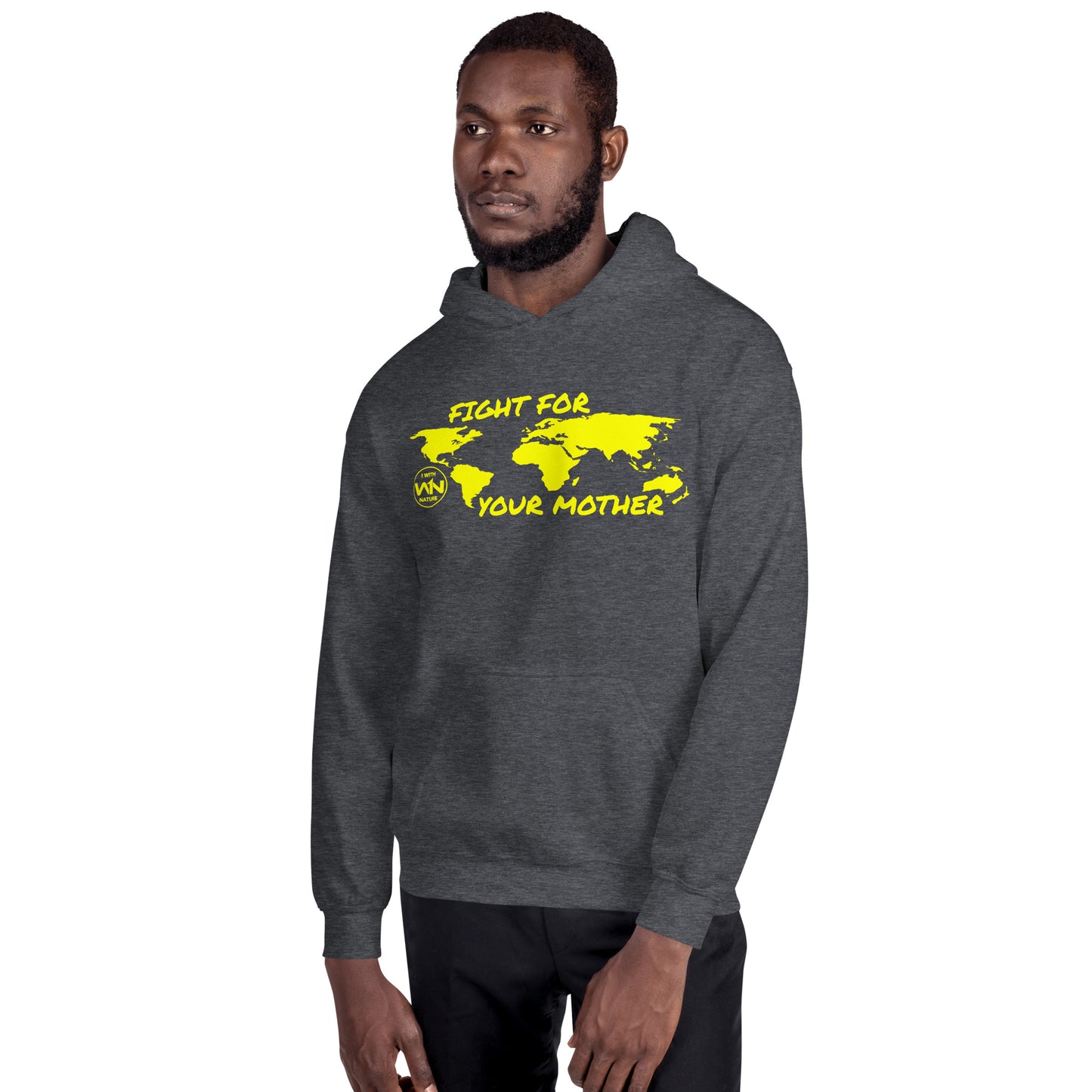 BEE FIGHTER - FIGHT FOR YOUR MOTHER - YELLOW - UNISEX HOODIE
