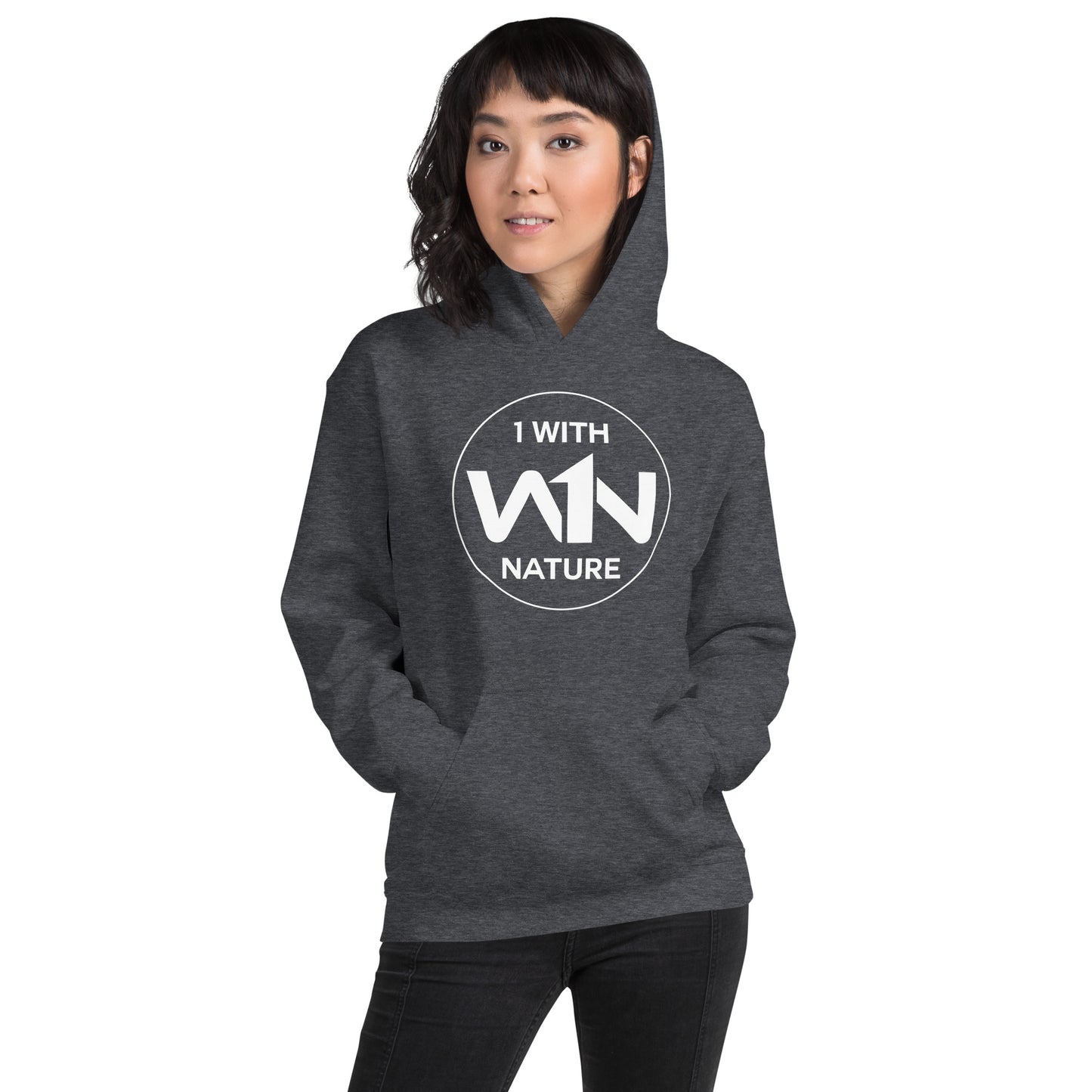FOREST SOUL FIGHTER - WHITE - UNISEX HOODIE