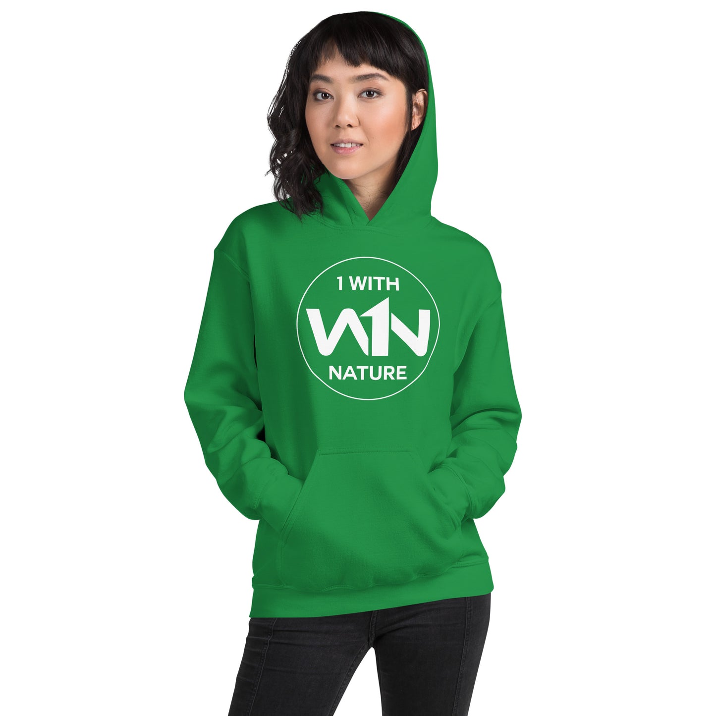FOREST SOUL FIGHTER - WHITE - UNISEX HOODIE