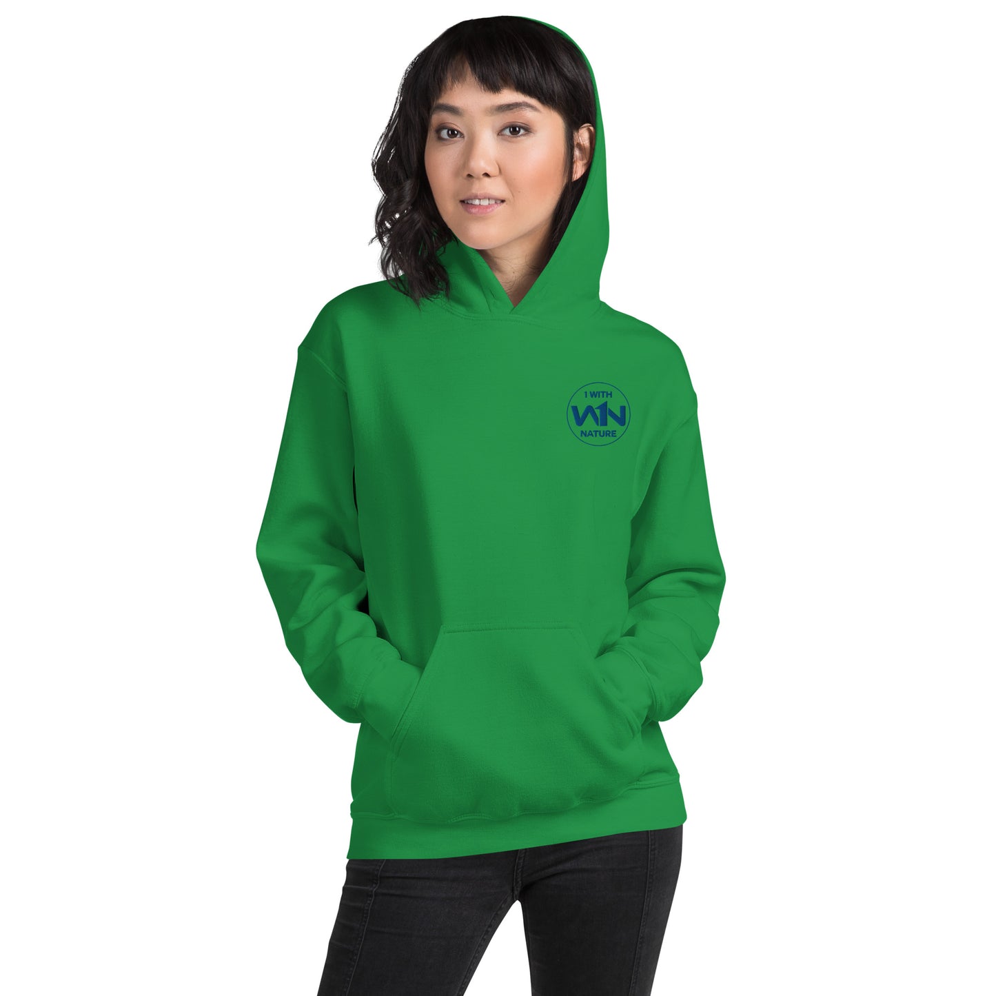 OCEAN HEART FIGHTER - BLUE - UNISEX HOODIE