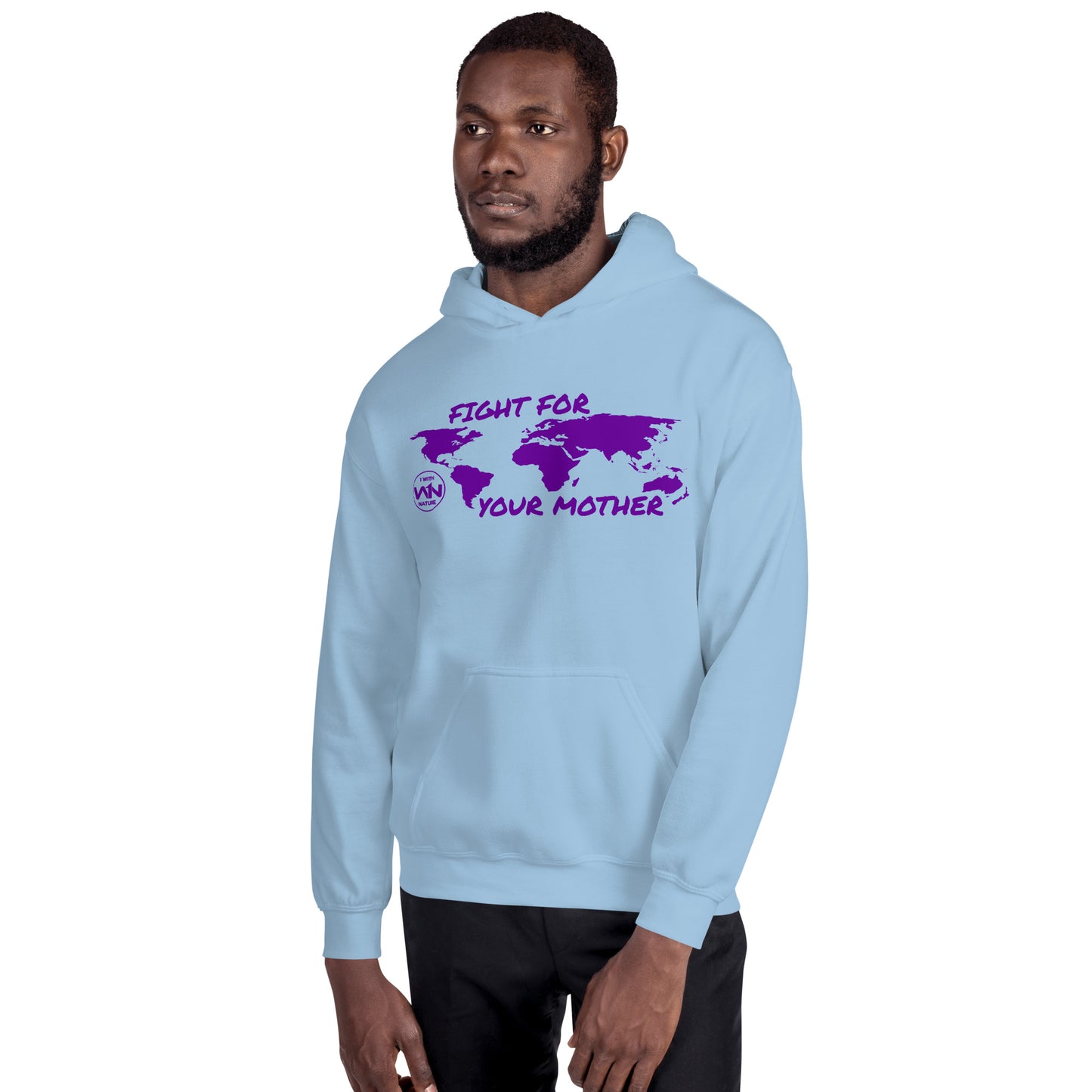 FUTURE FIGHTER - FIGHT FOR YOUR MOTHER - PURPLE - UNISEX HOODIE