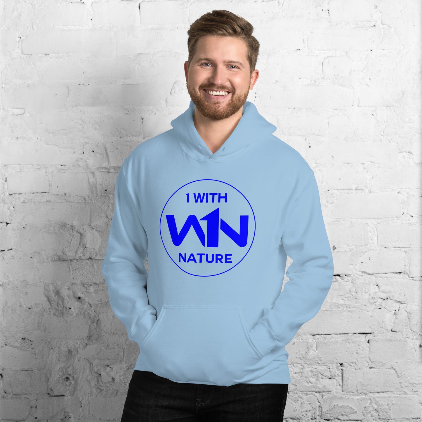 OCEAN SOUL FIGHTER - BLUE - UNISEX HOODIE
