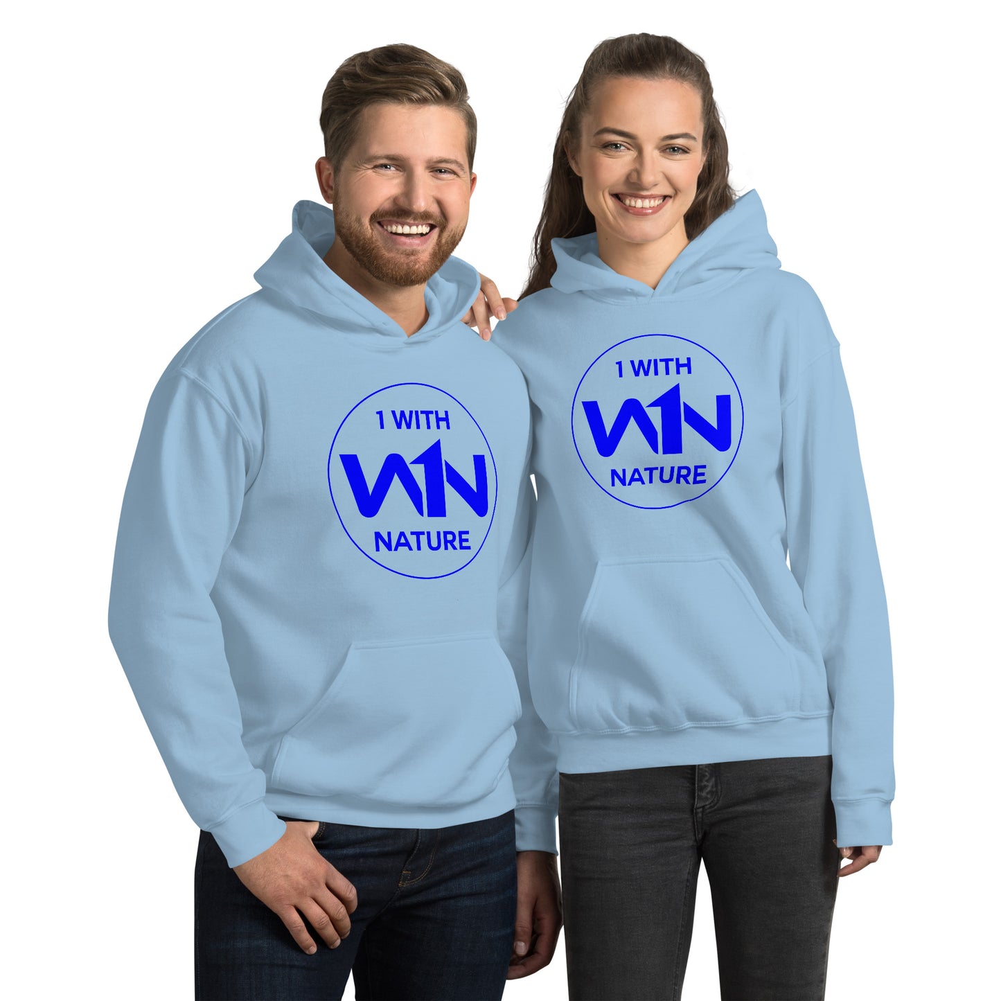 OCEAN SOUL FIGHTER - BLUE - UNISEX HOODIE