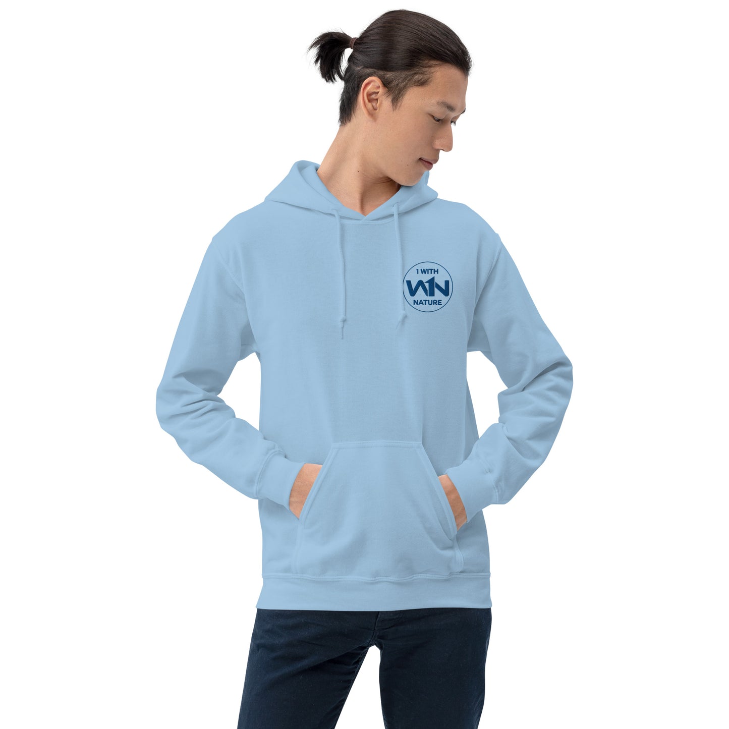 OCEAN HEART FIGHTER - BLUE - UNISEX HOODIE