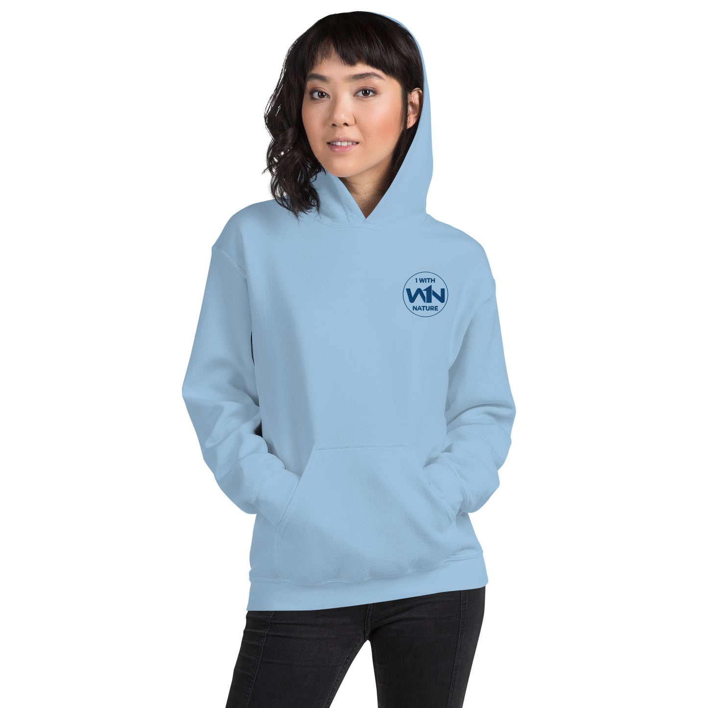 OCEAN HEART FIGHTER - BLUE - UNISEX HOODIE