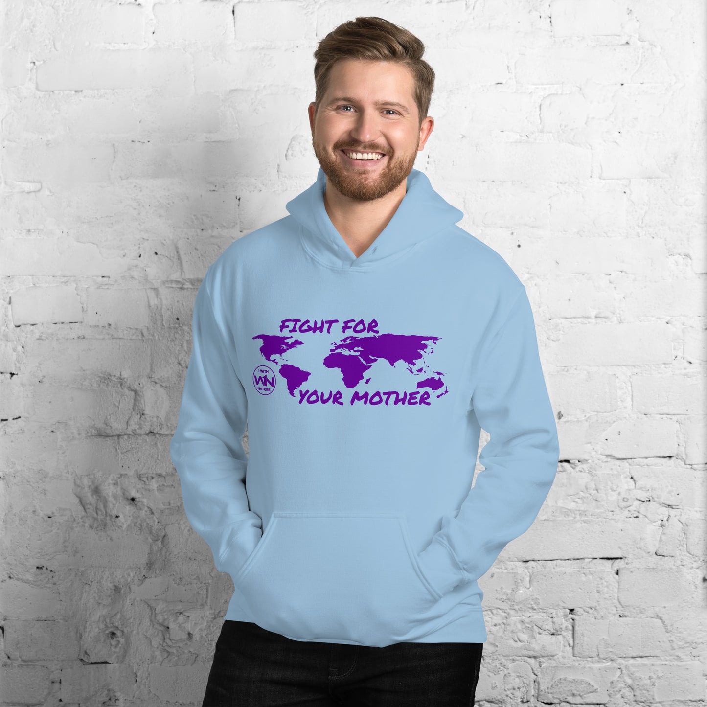 FUTURE FIGHTER - FIGHT FOR YOUR MOTHER - PURPLE - UNISEX HOODIE