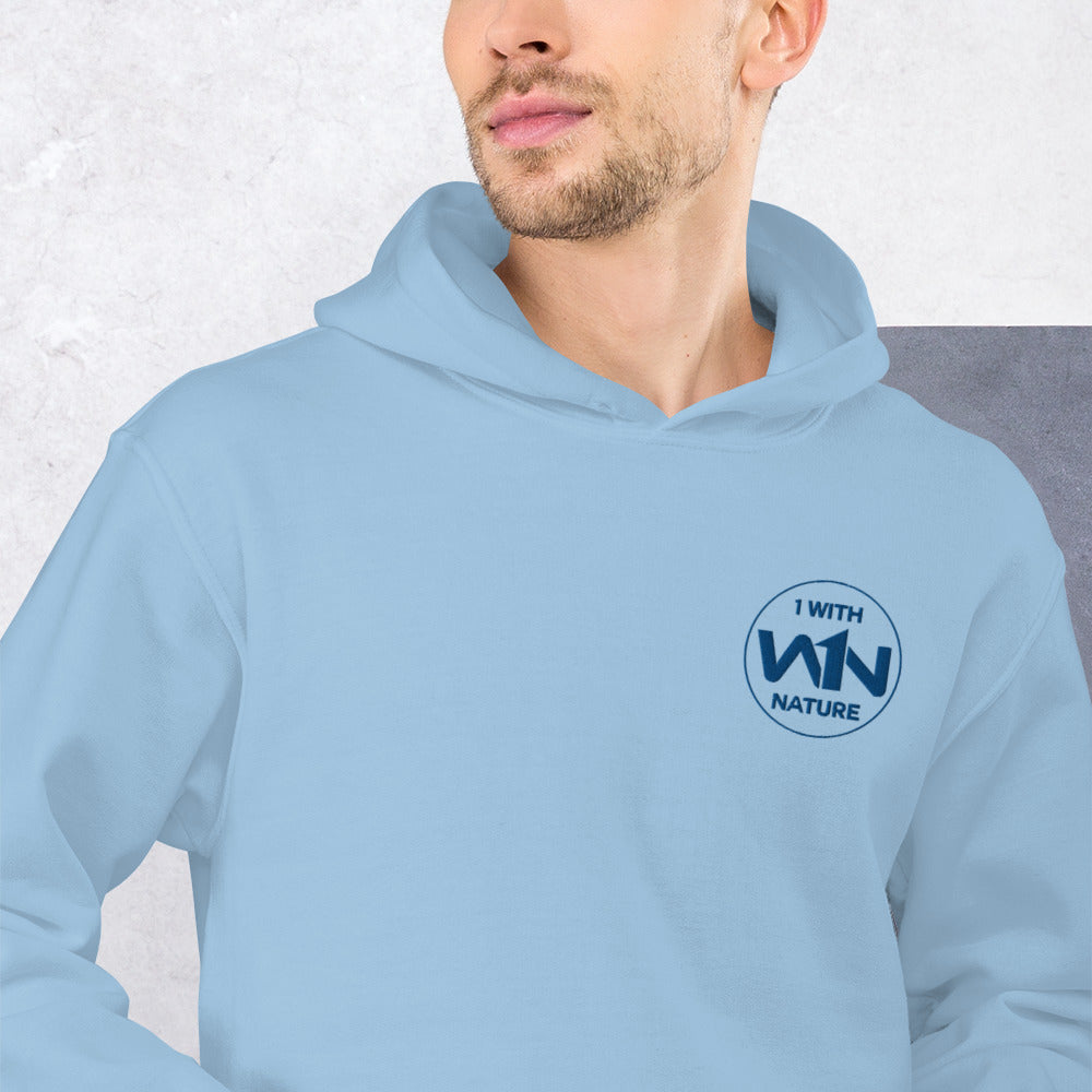 OCEAN HEART FIGHTER - BLUE - UNISEX HOODIE