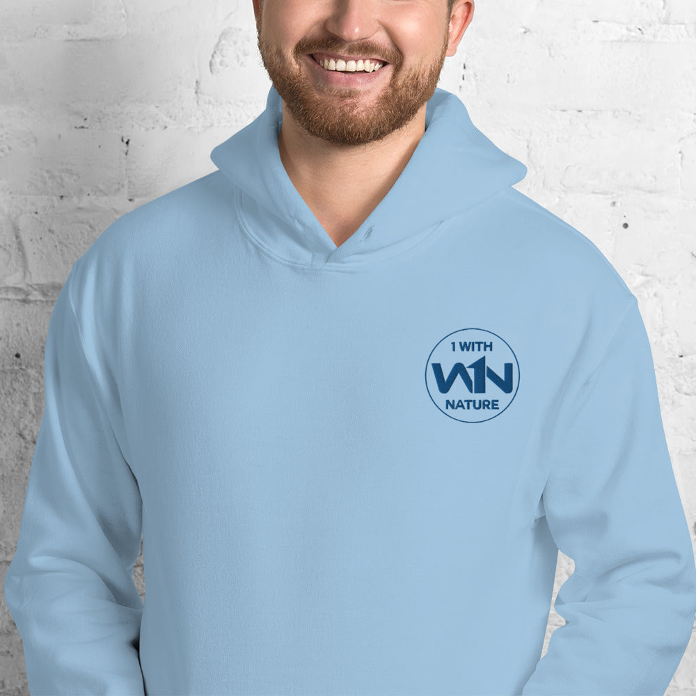 OCEAN HEART FIGHTER - BLUE - UNISEX HOODIE