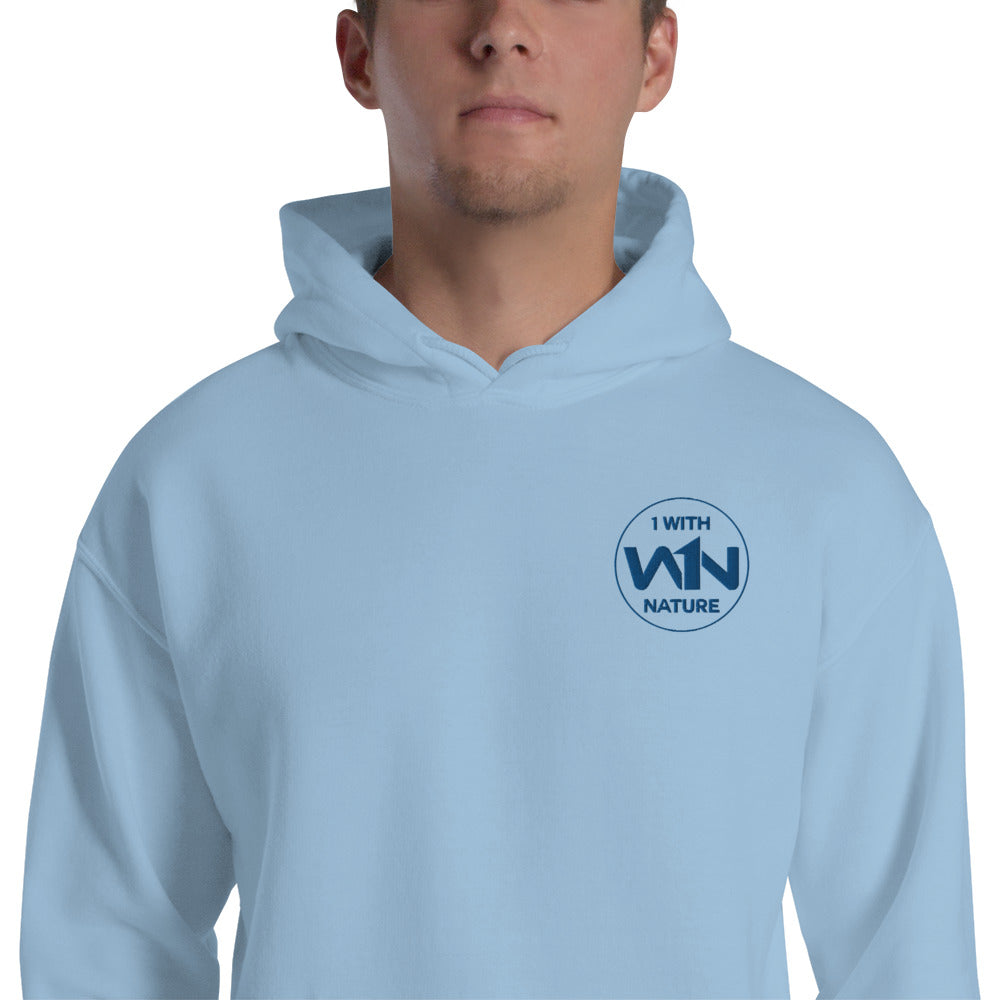 OCEAN HEART FIGHTER - BLUE - UNISEX HOODIE
