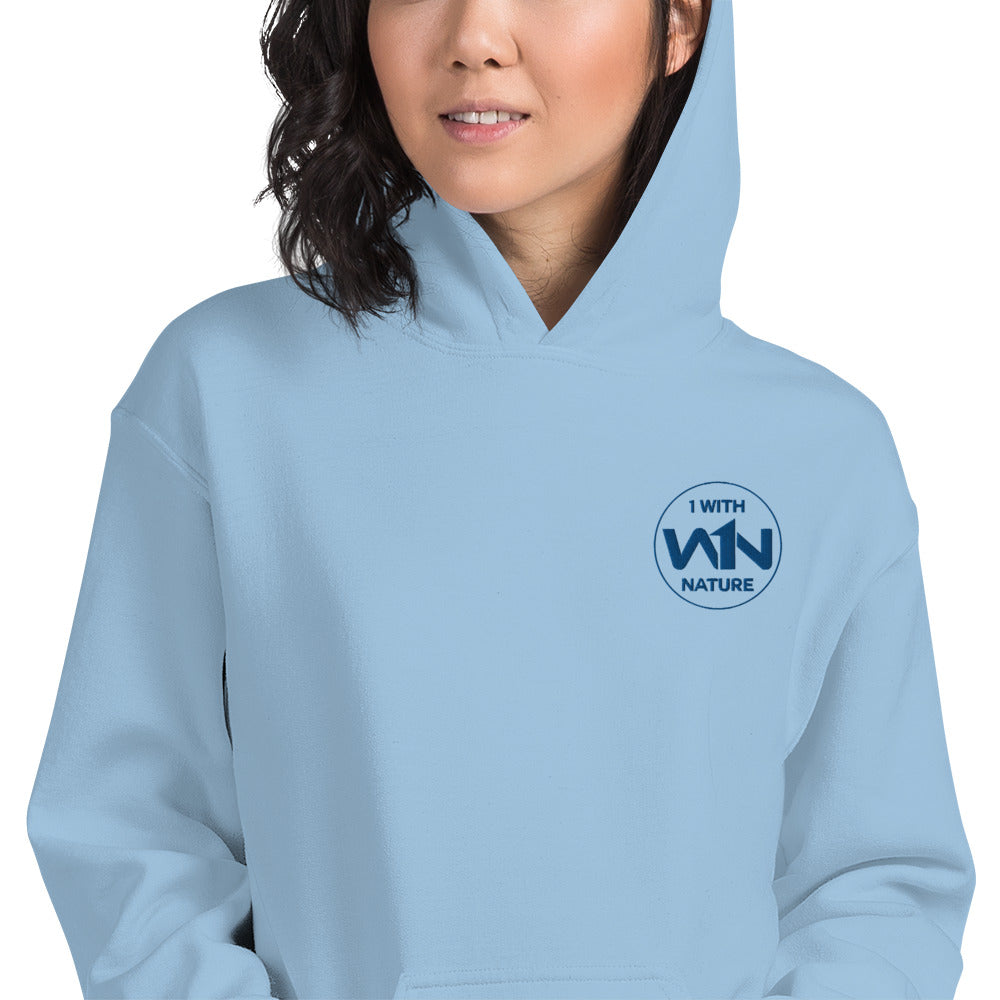 OCEAN HEART FIGHTER - BLUE - UNISEX HOODIE