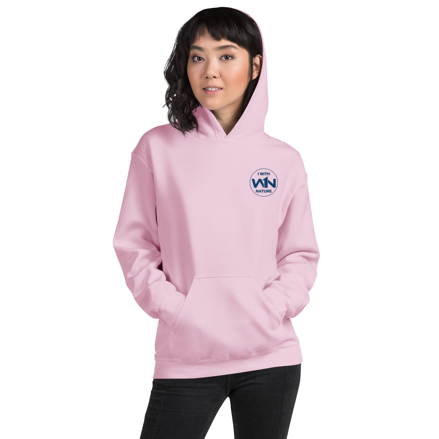 OCEAN HEART FIGHTER - BLUE - UNISEX HOODIE