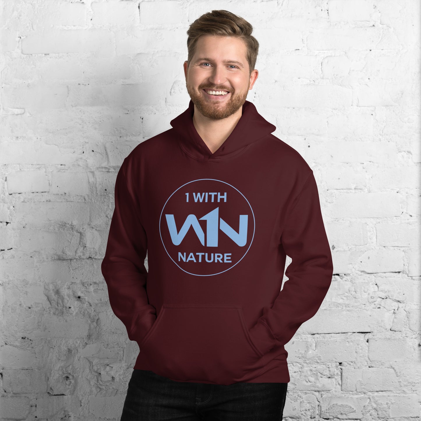 OCEAN SOUL FIGHTER - LIGHT BLUE - UNISEX HOODIE