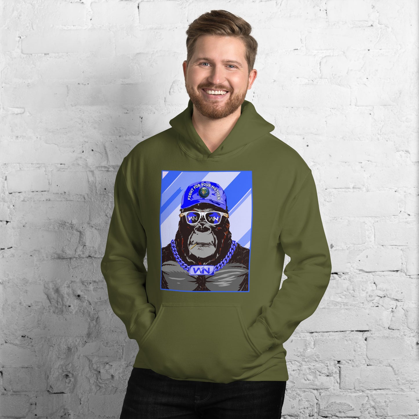 OCEAN FIGHTER - FIGHT FOR YOUR MOTHER - GORILLA - HOODIE