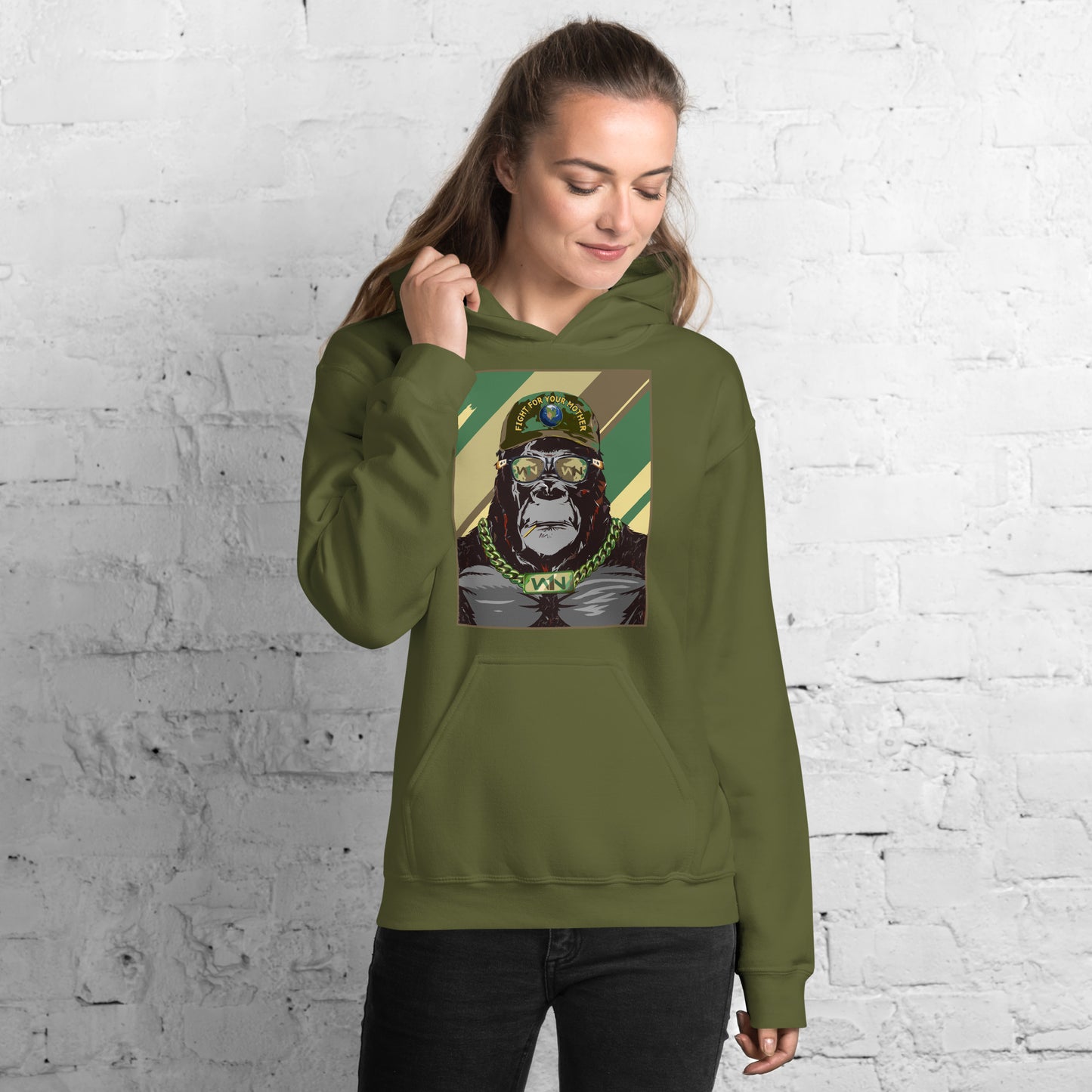 FOREST FIGHTER - FIGHT FOR YOUR MOTHER - GORILLA - HOODIE