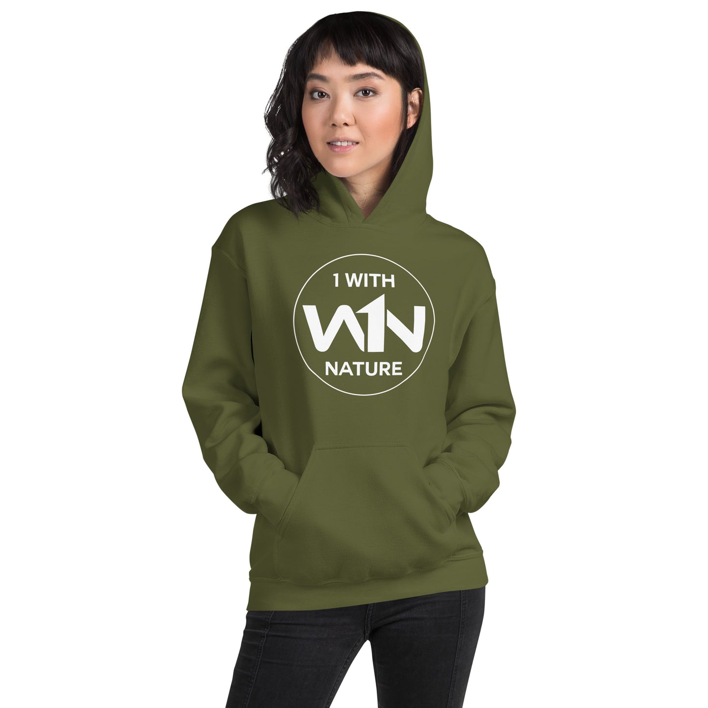 FOREST SOUL FIGHTER - WHITE - UNISEX HOODIE