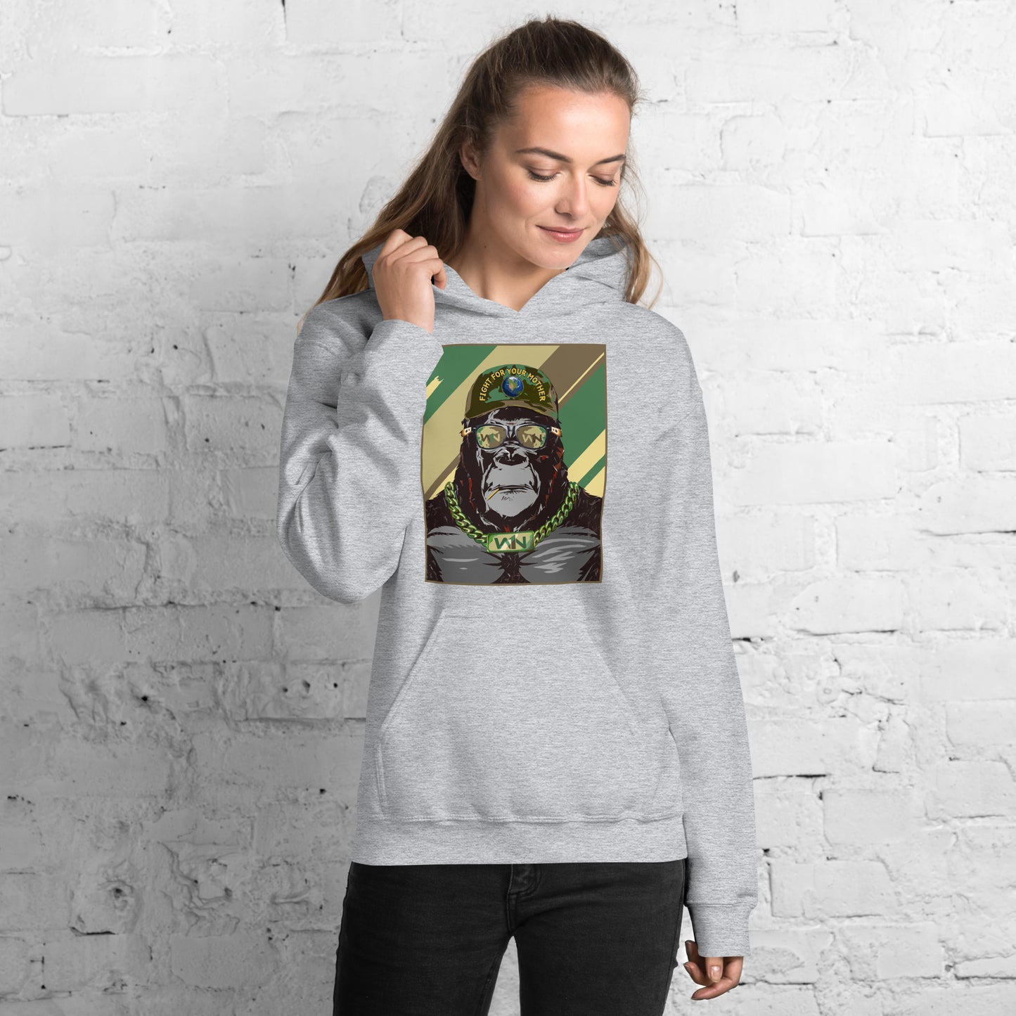 FOREST FIGHTER - FIGHT FOR YOUR MOTHER - GORILLA - HOODIE