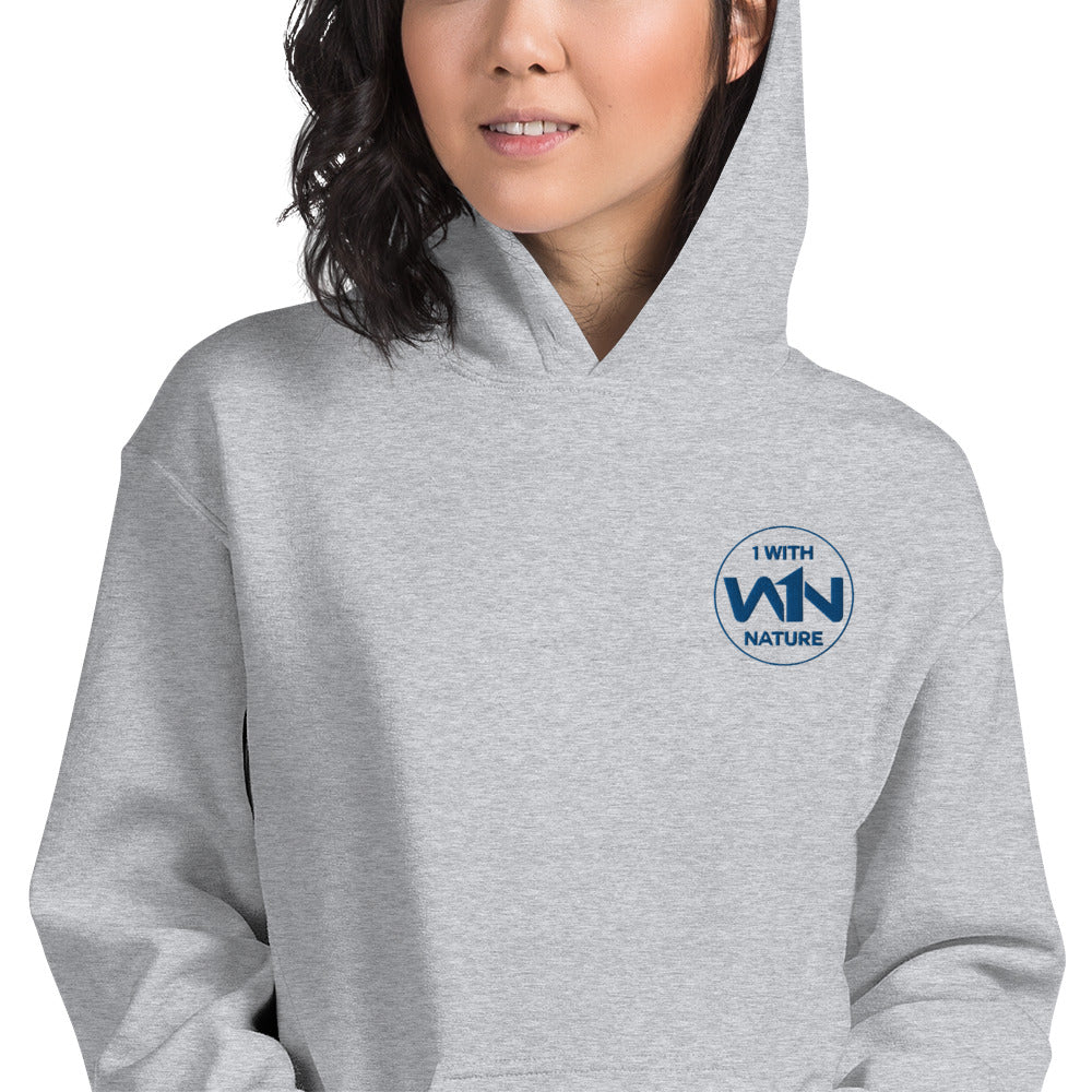 OCEAN HEART FIGHTER - BLUE - UNISEX HOODIE