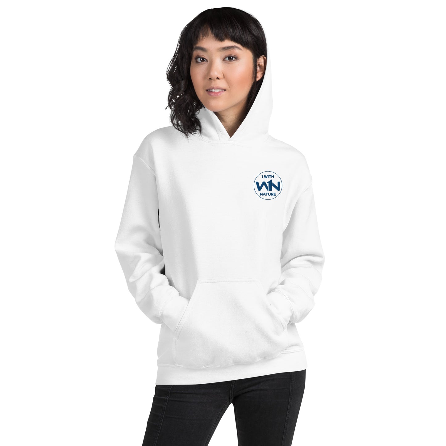 OCEAN HEART FIGHTER - BLUE - UNISEX HOODIE