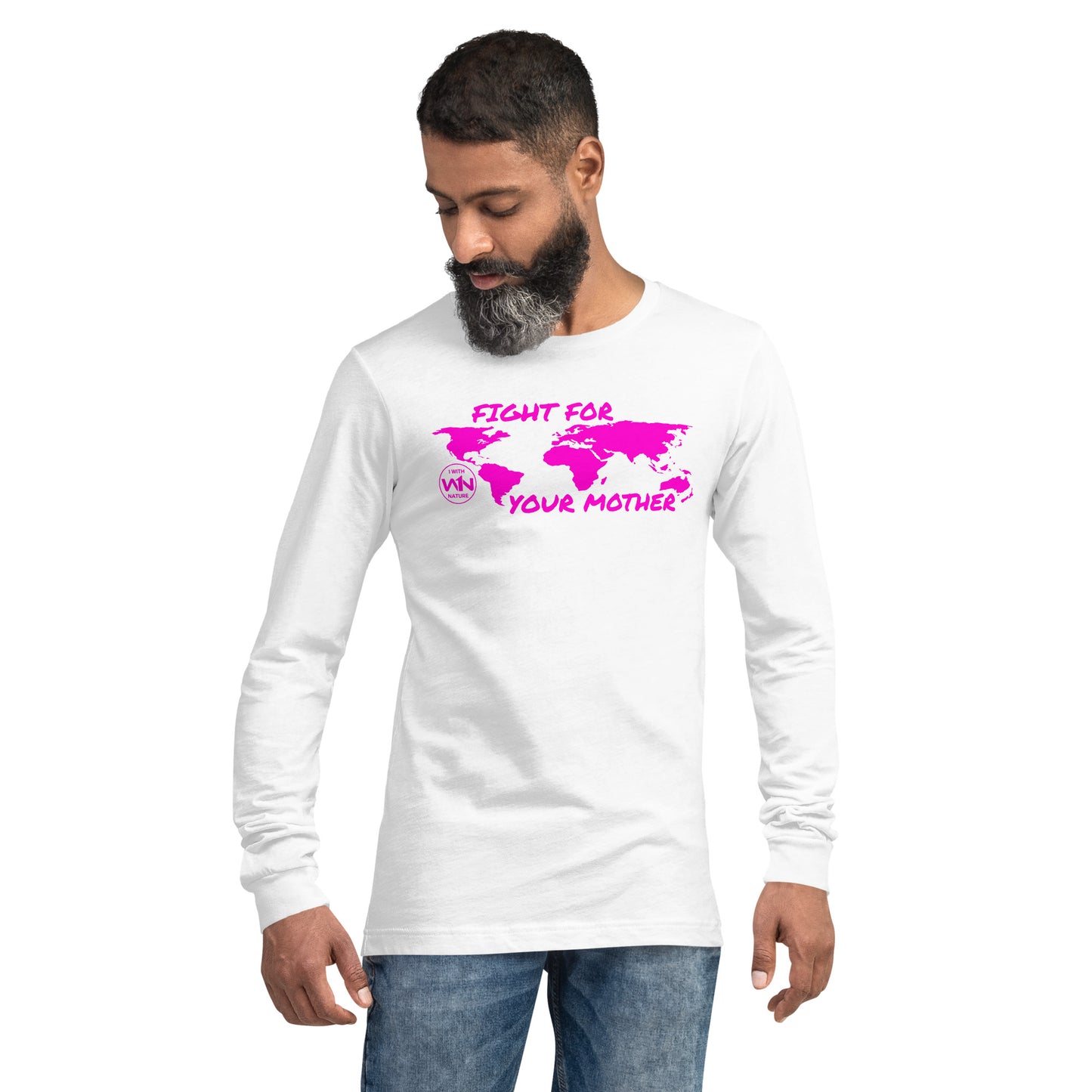 FUTURE SOUL SAVIOR - FIGHT FOR YOUR MOTHER - PINK - LONG SLEEVE TEE