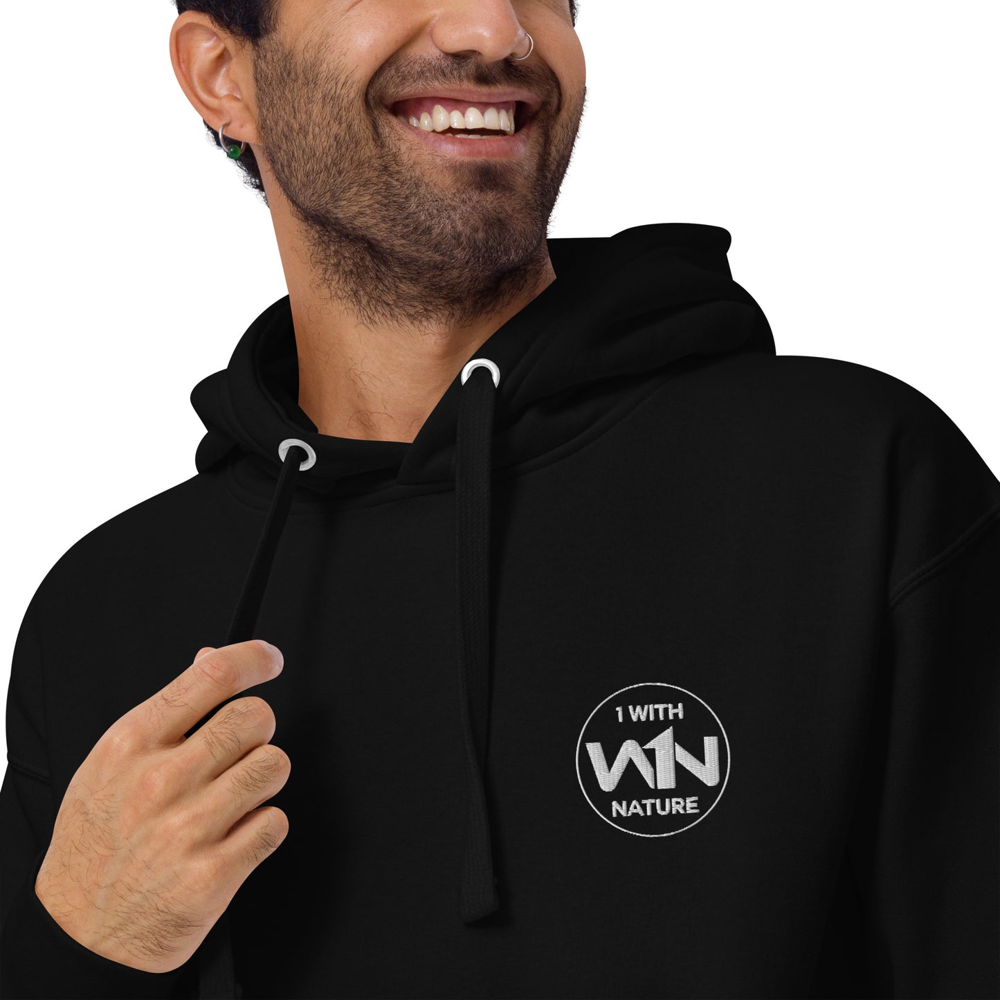 FOREST HEART FIGHTER - WHITE - HOODIE