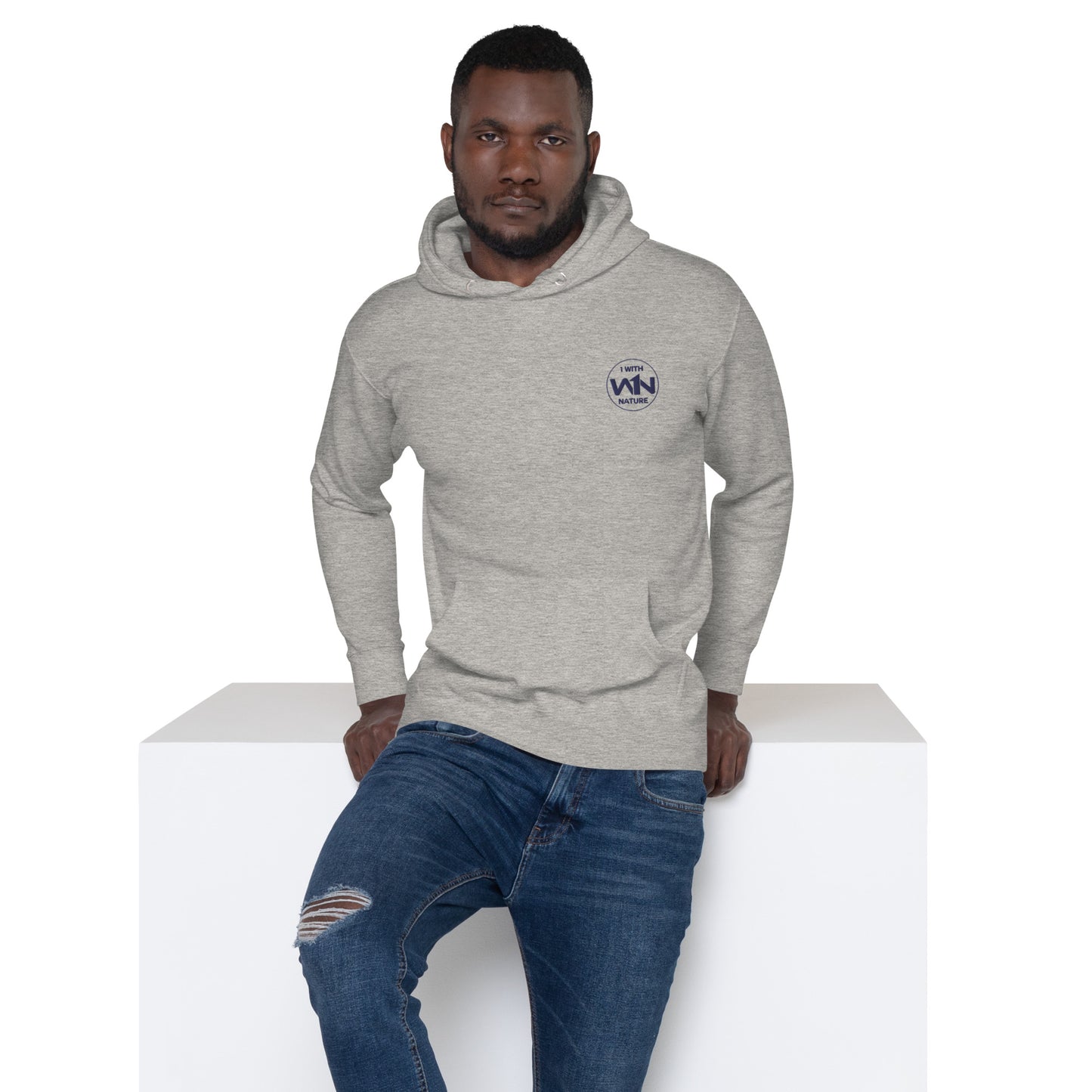 OCEAN HEART FIGHTER - BLUE - HOODIE