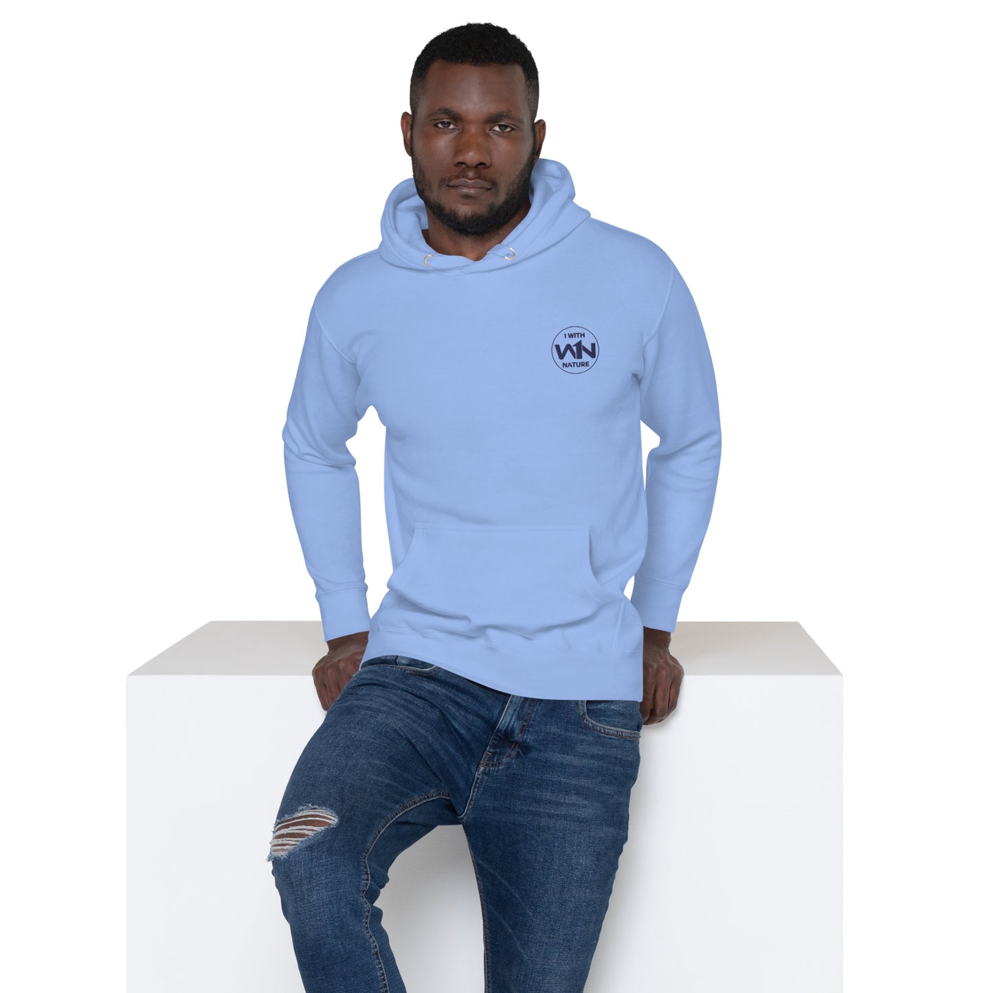 OCEAN HEART FIGHTER - BLUE - HOODIE