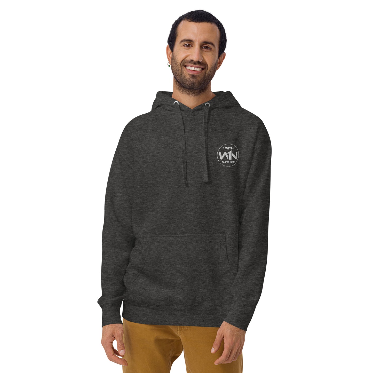 FOREST HEART FIGHTER - WHITE - HOODIE