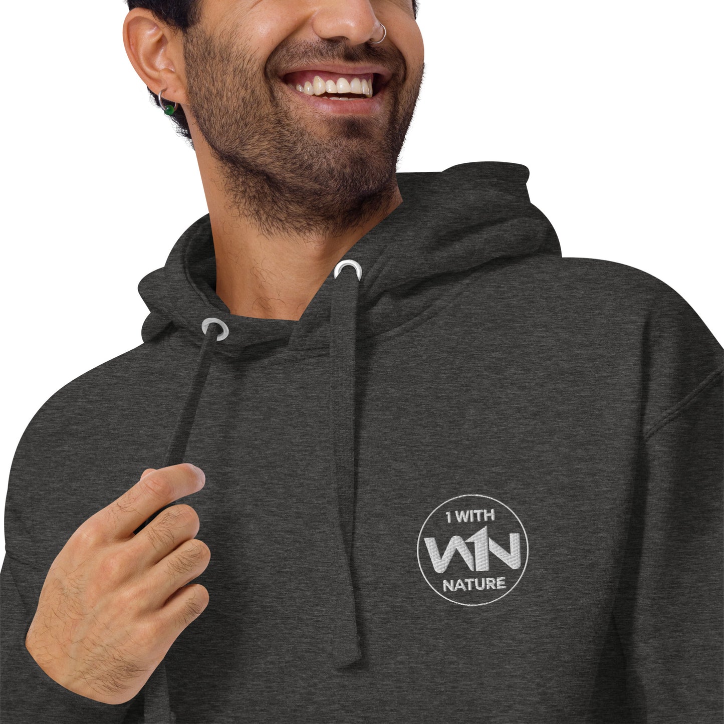 FOREST HEART FIGHTER - WHITE - HOODIE