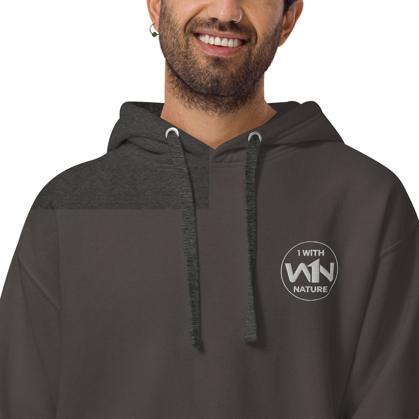 FOREST HEART FIGHTER - WHITE - HOODIE