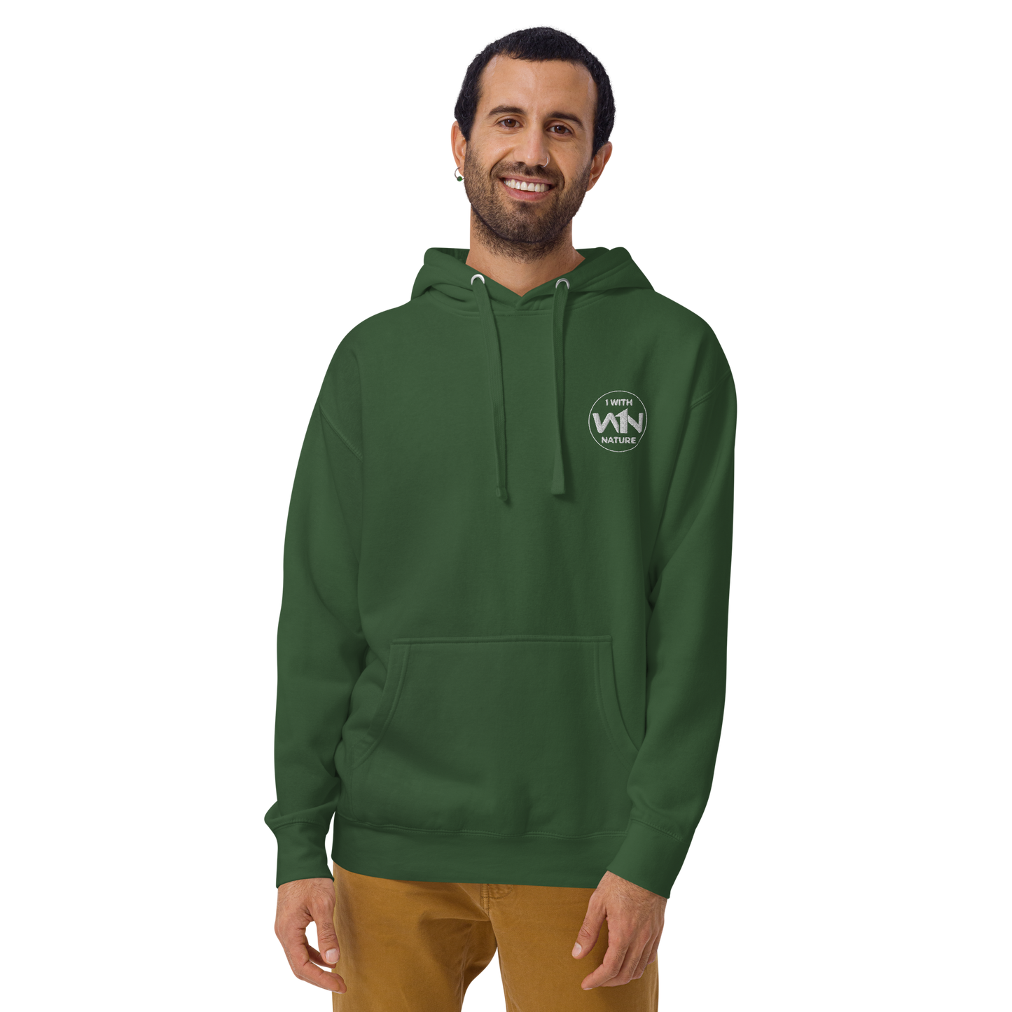 FOREST HEART FIGHTER - WHITE - HOODIE