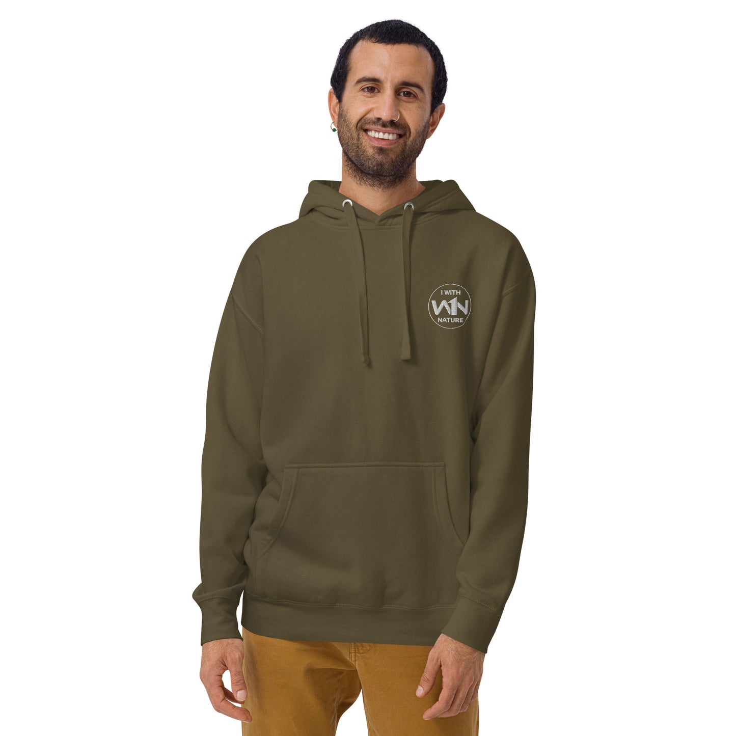 FOREST HEART FIGHTER - WHITE - HOODIE